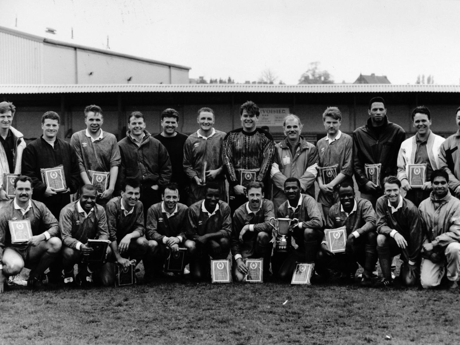 Beulah made it a Leeds Combination league and cup double when they beat Fforde Grene 2-0 in the Sanford Cup Final at Farsley Celtic. They were also the winners of the Jubilee Premier Division.