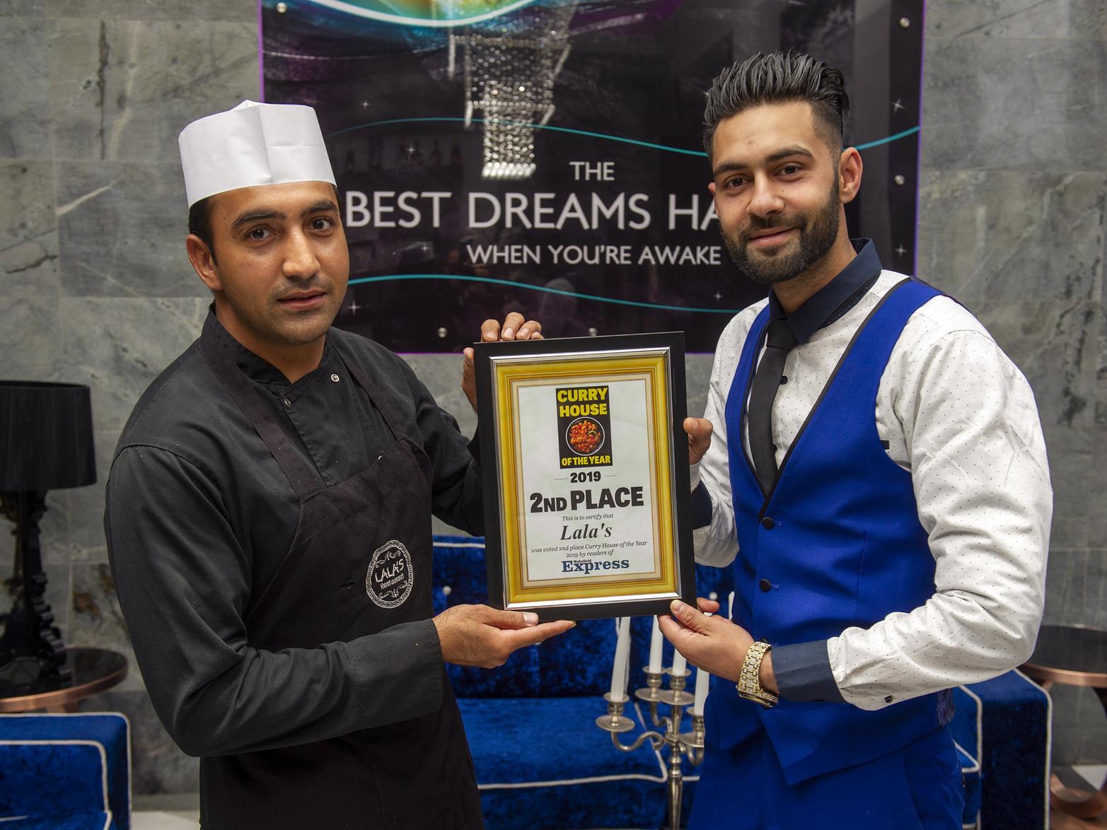 In second place in Lalas on Westgate, which had come first for the three previous years.