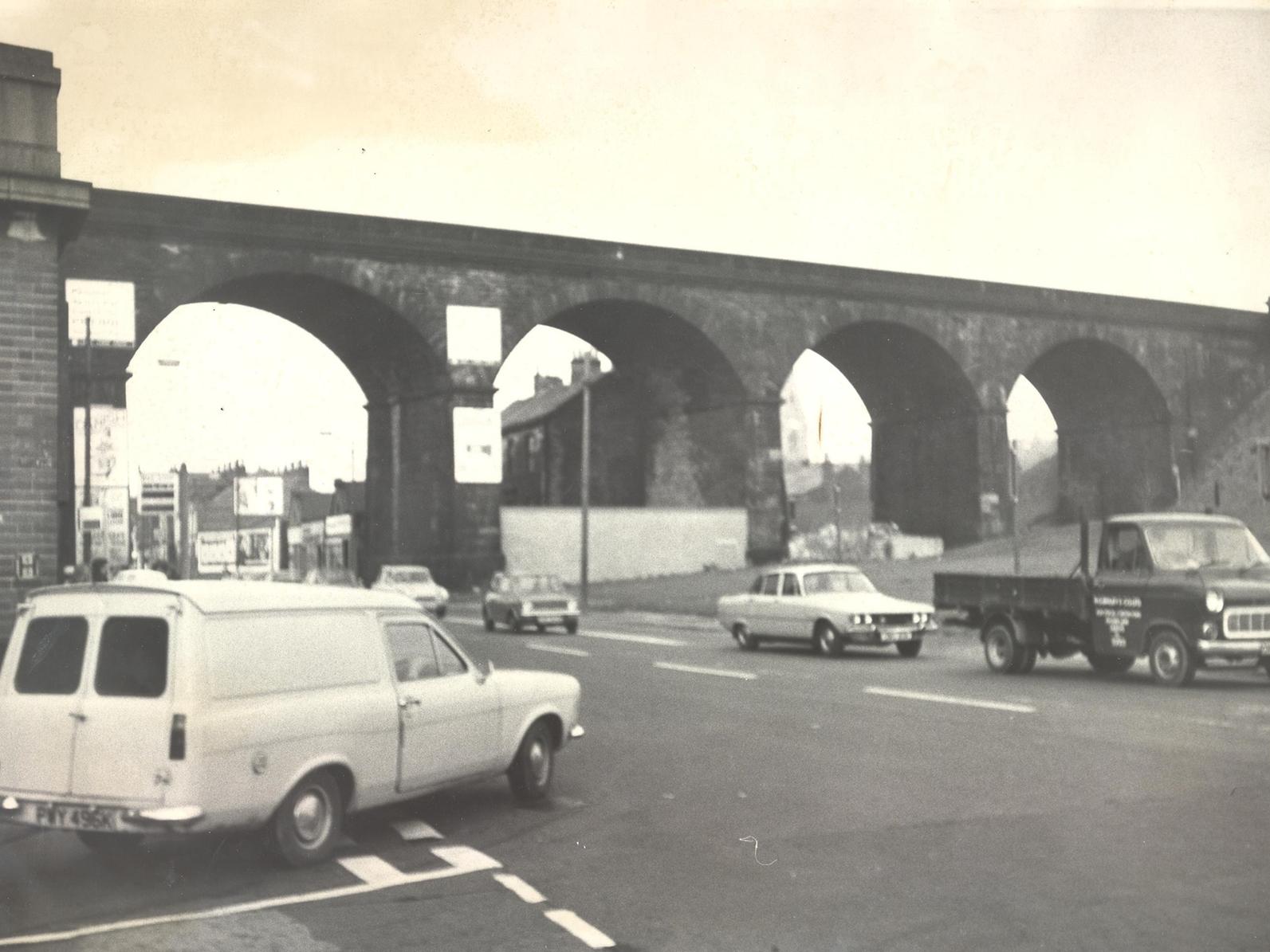 Kirkstall Road viaduct.