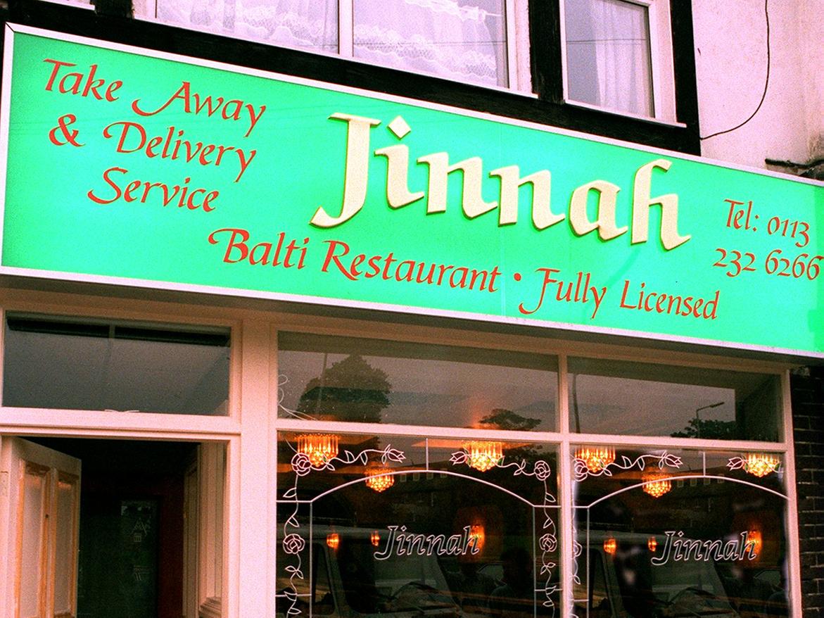 A York Road institution. The Jinnah Balti restaurant