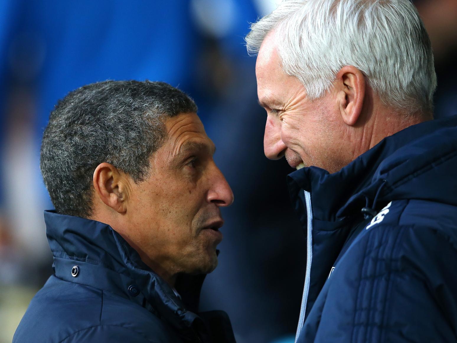 Chris Hughton and Alan Pardew are the two strong favourites to become the next Stoke City manager, as speculation over Nathan Jones leaving the struggling club continues to intensify. (Paddy Power)