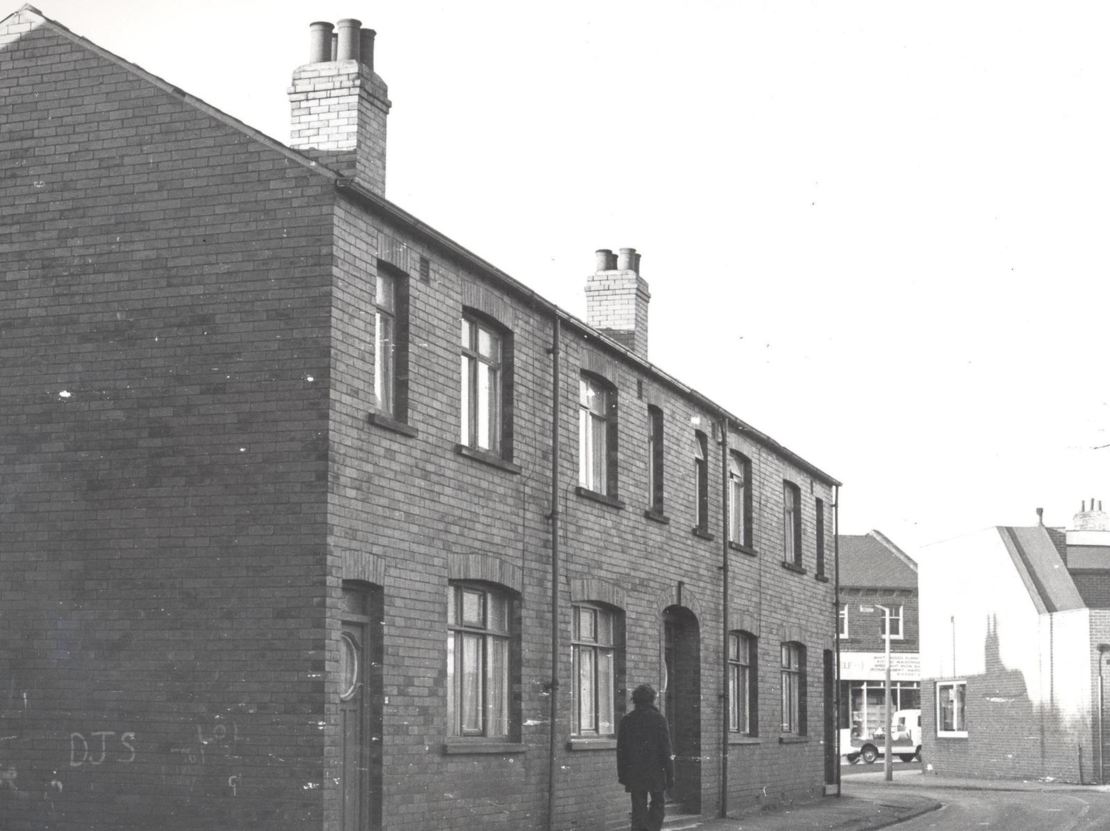 Houses on Grove Road which had been reprieved from demolition.