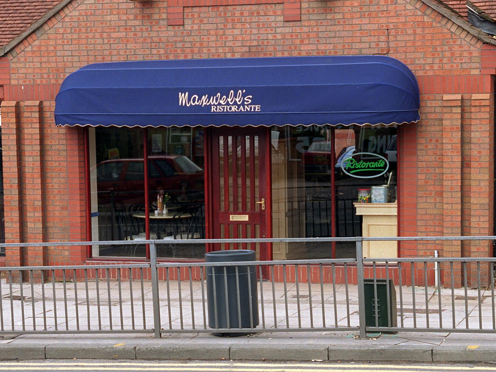 Did you enjoy a meal at Maxwell's restaurant on Selby Road?