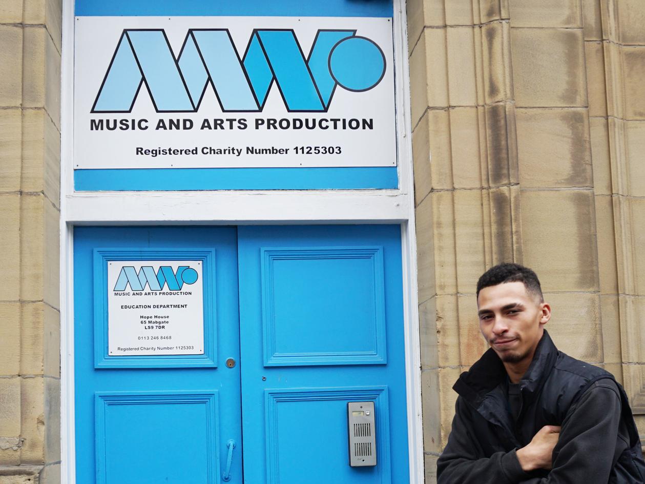 Former student Aaron Goodison, 19, who attended MAP Charity