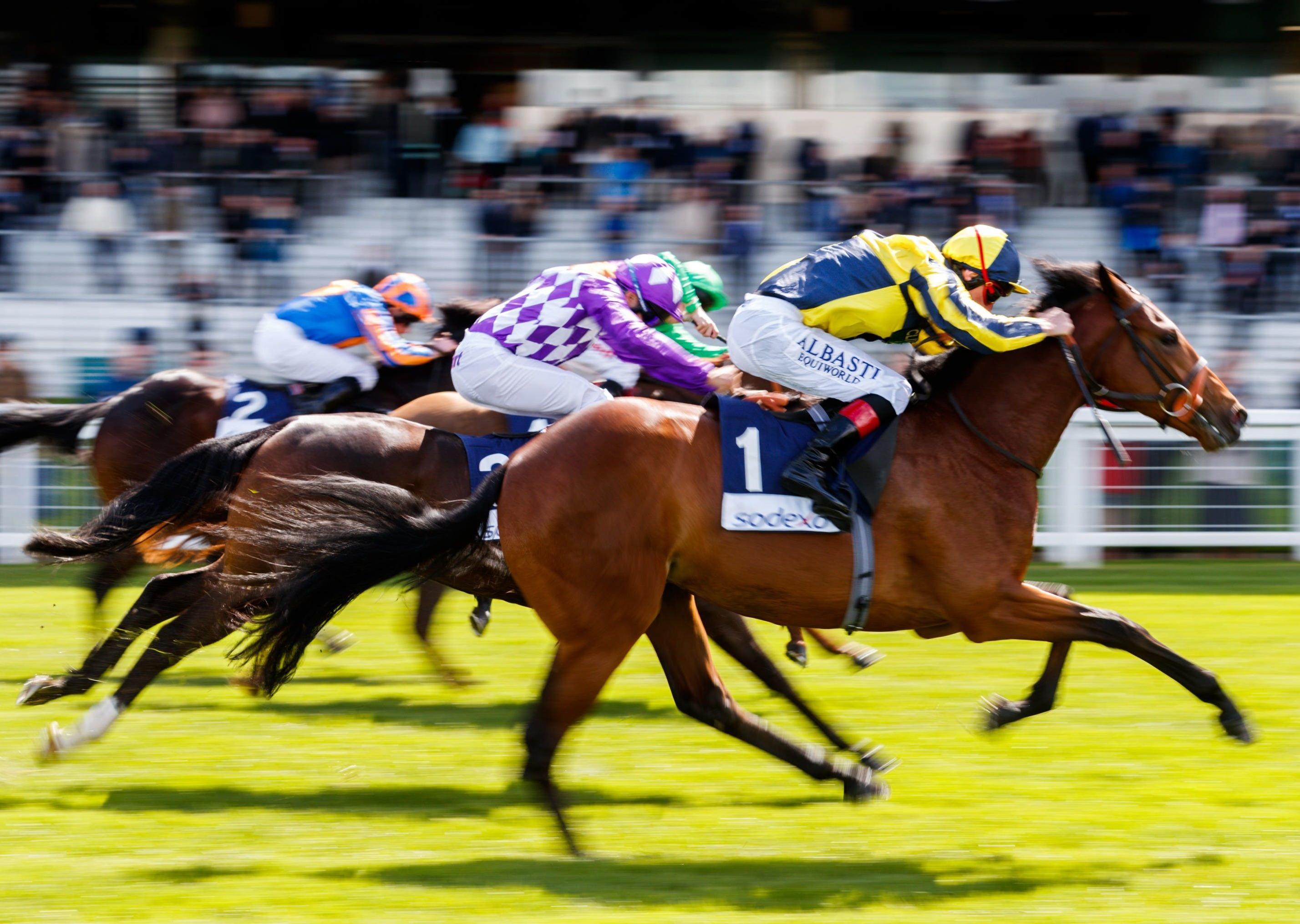 Getchagetchagetcha in action at Ascot in May last year. PIC: John Walton/PA Wire