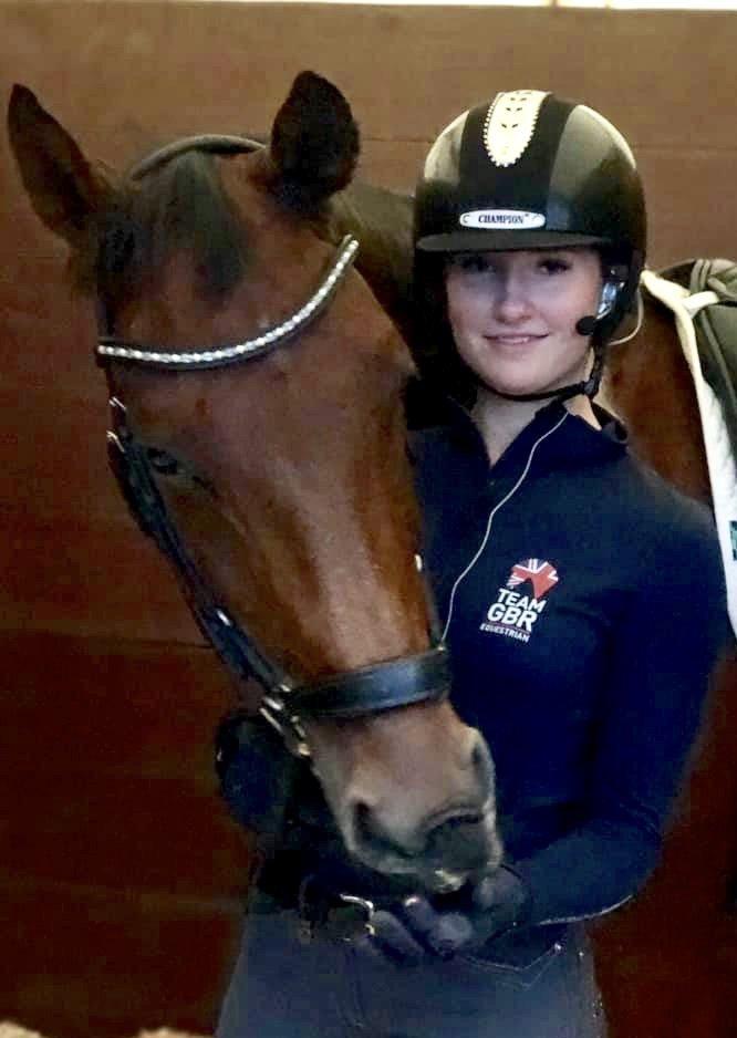 ROLE MODEL: Izzy Palmer, who has cerebral palsy, hopes her horse riding success story will inspire others with the condition.