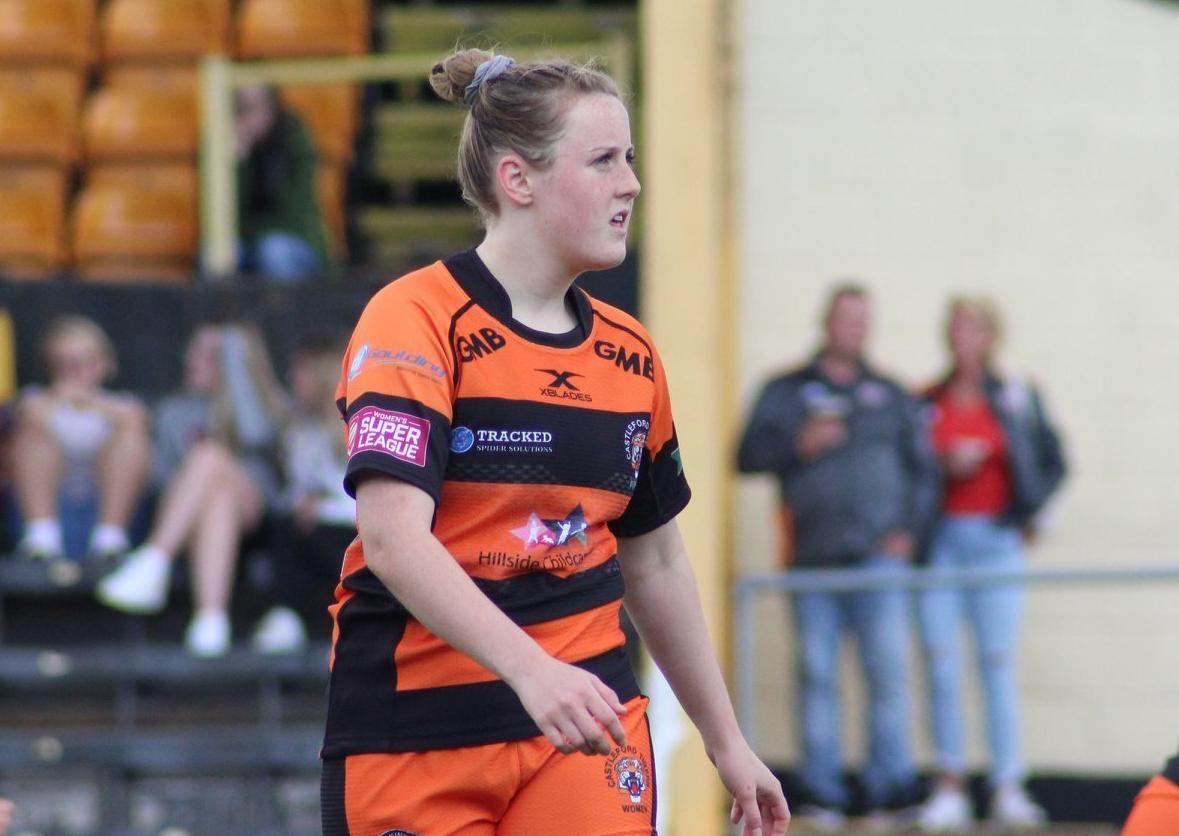 Castleford Tigers' Lucy Eastwood. Picture: Seb Sternik.