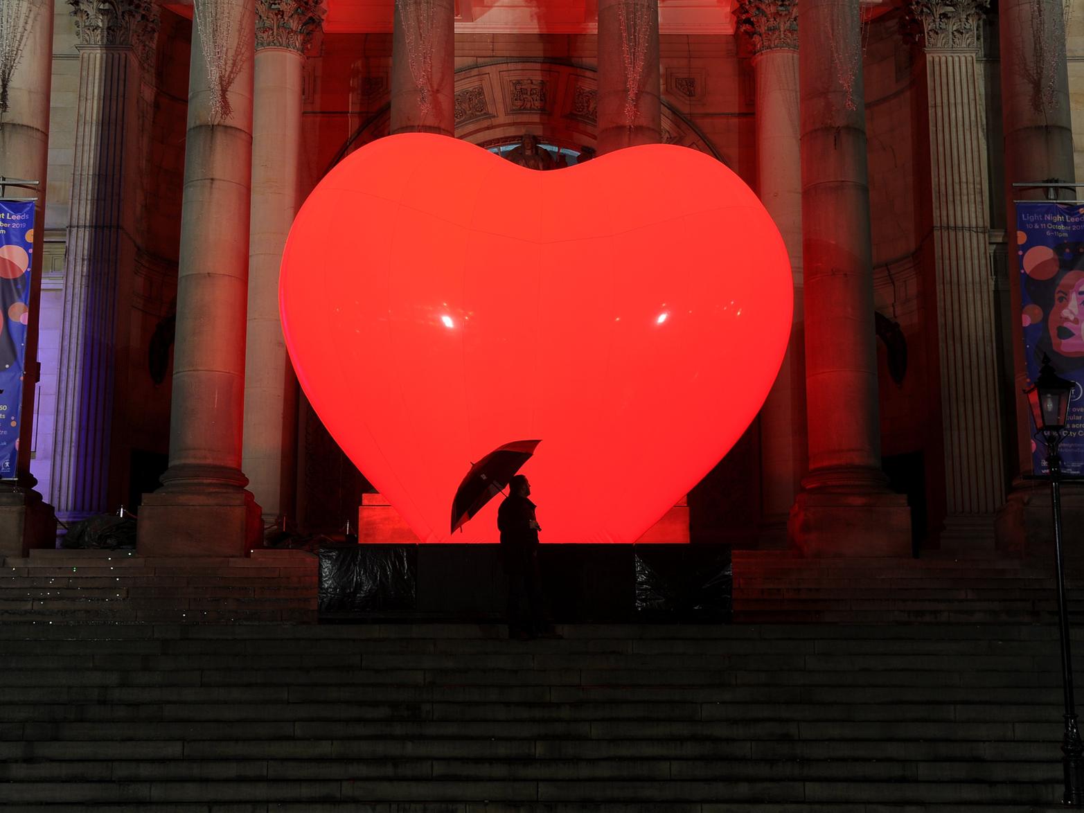 With Love by Franck Pelletier (France) in front of Town Hall.