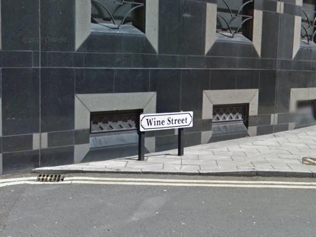 Wine Street is another missed business opportunity - with no wine shops on it at all.