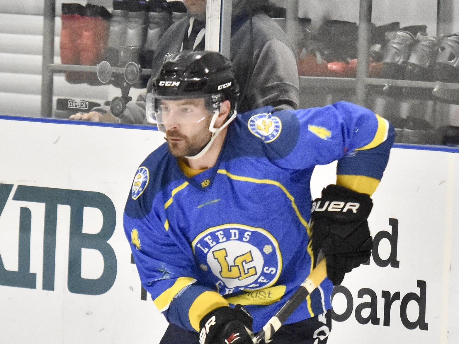 DELIGHT: Sam Zajac celebrated his first-ever win as a player-coach of Leeds Chiefs on Sunday ar Raiders IHC. Picture courtesy of Steve Brodie.