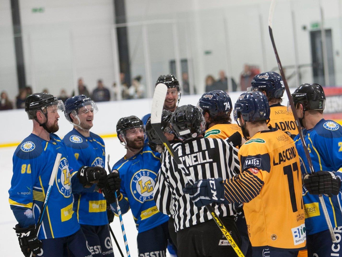 TIMELY BOOST: Leeds Chiefs were able to maintain their composure during Sunday night's win at Raiders IHC. Picture courtesy of John Scott/Raiders IHC