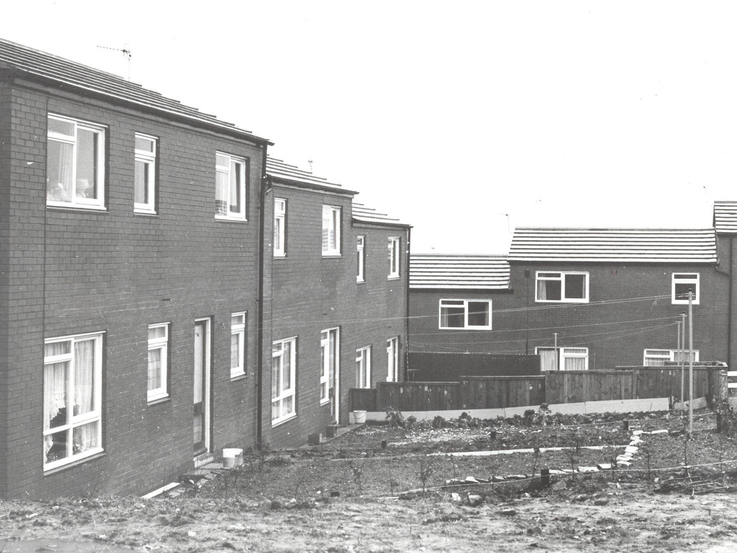 Where some of the former residents of The Hopes were living... new council housing in Ley Lane.