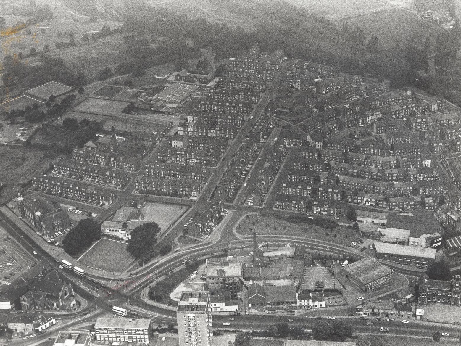 An aerial view of Armley.