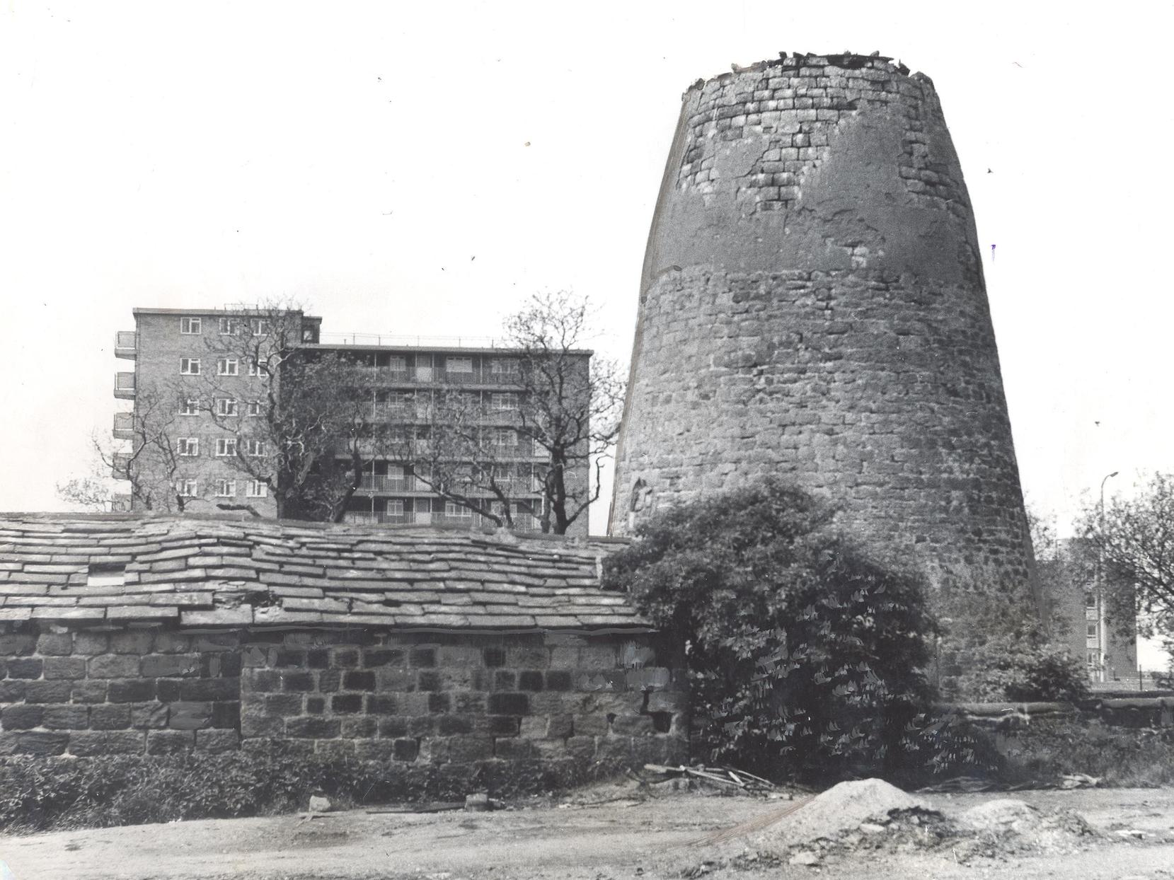 The old windmill at Seacroft, at the time listed as a building of special interest.