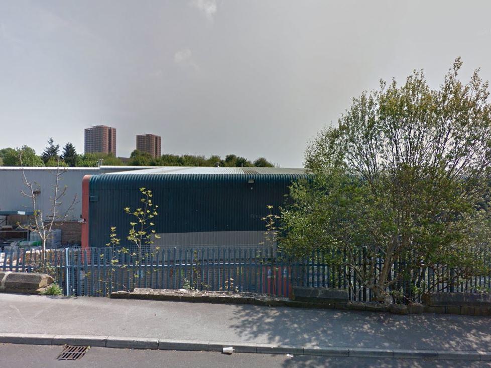 The car crashed into Wickes (Photo: Google).