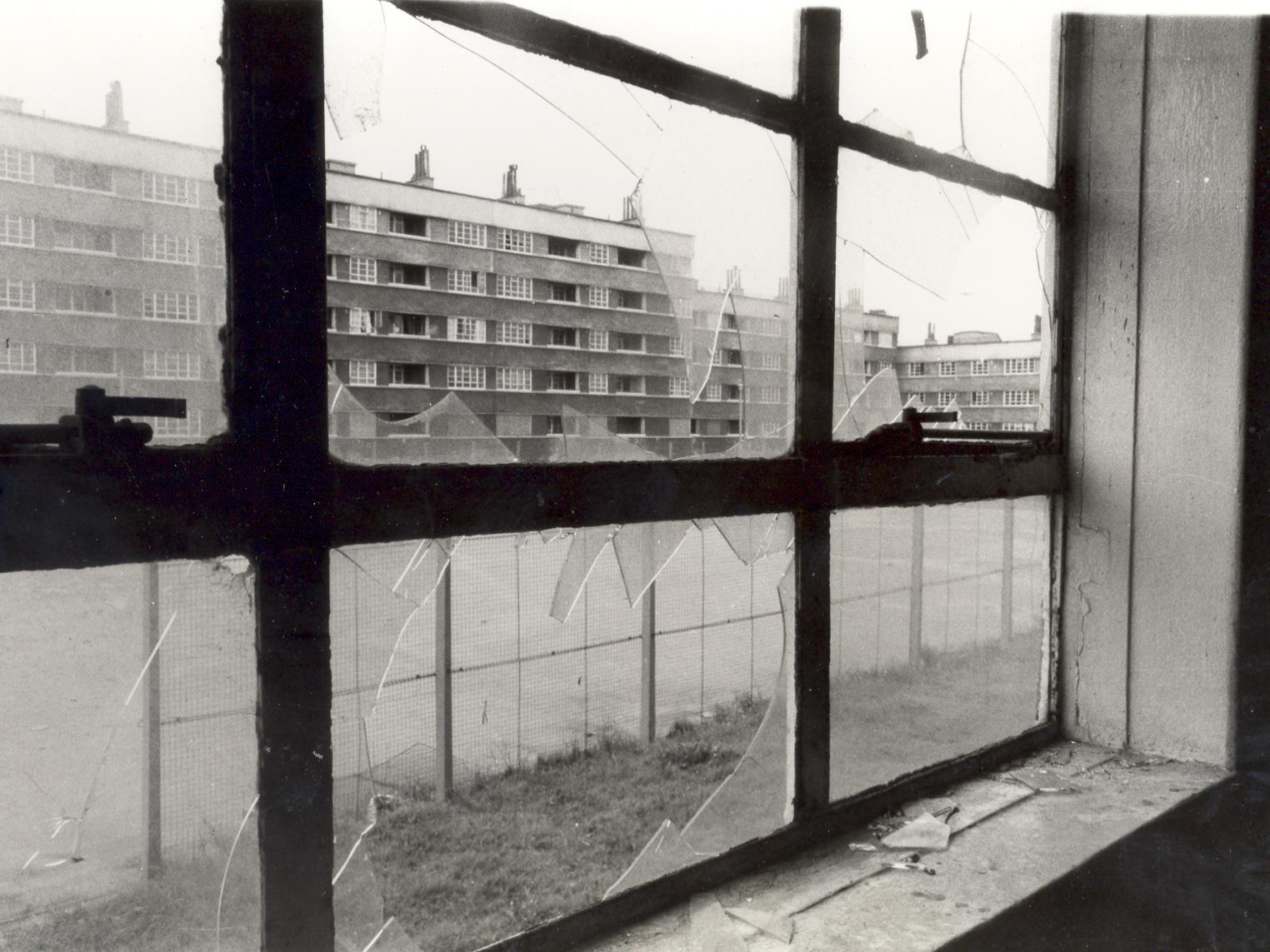 July 1976 and the decay of Quarry Hill Flats is on full view.
