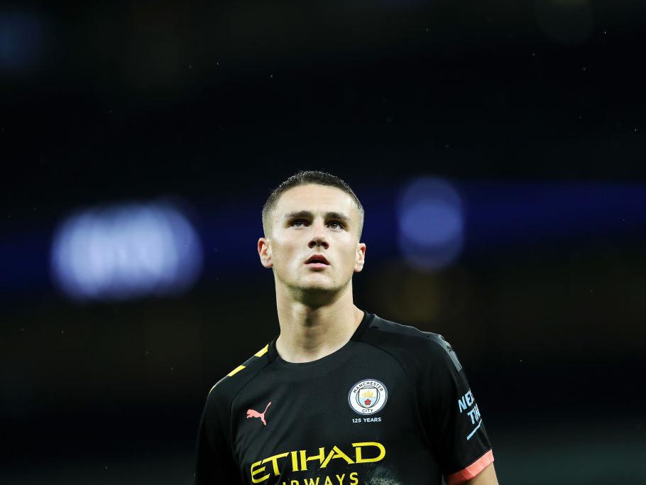 Manchester City defender Taylor Harwood-Bellis is being watched by Huddersfield Town. (Scouts In Attendance)