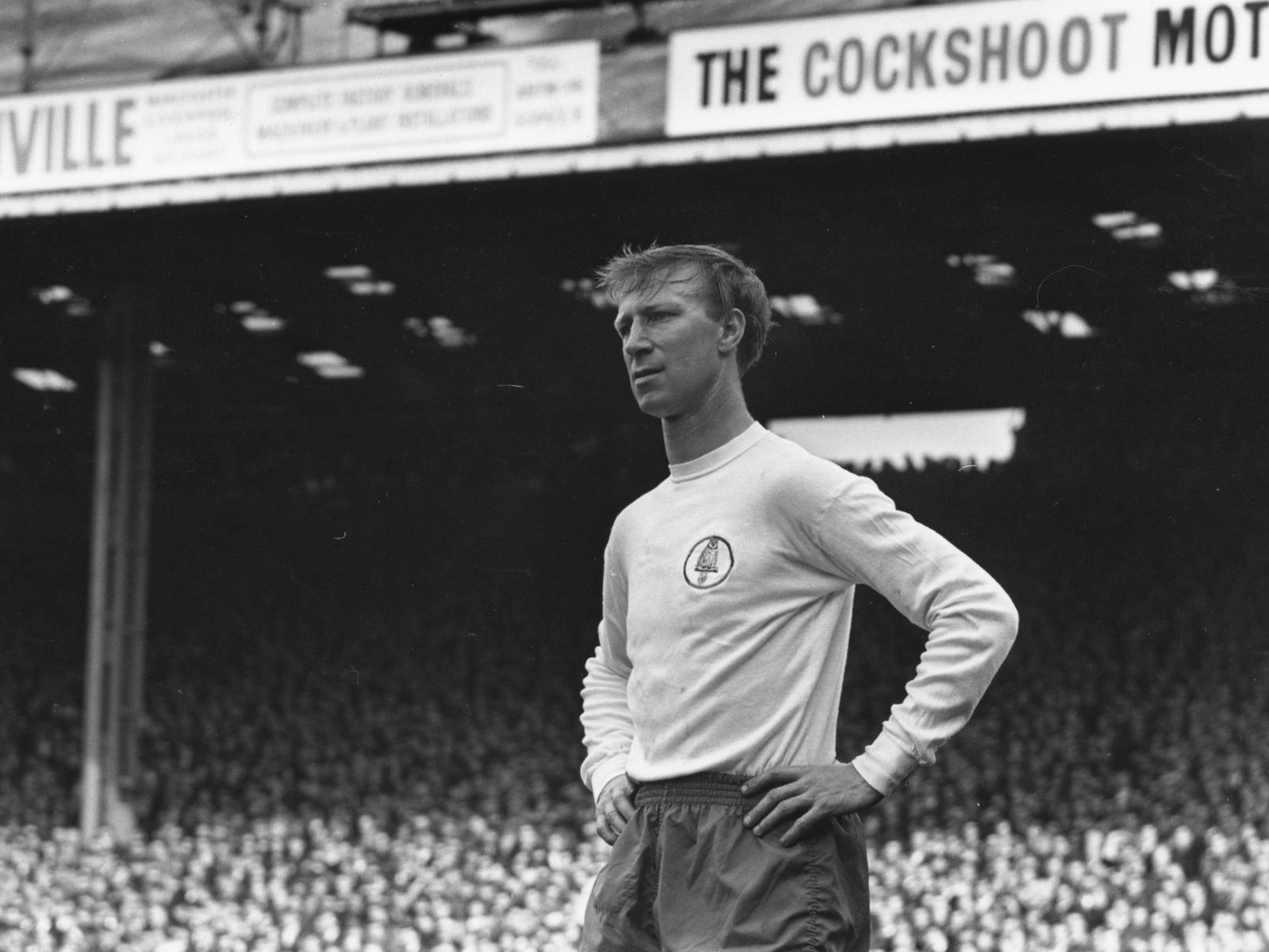 Spent his entire club career with Leeds United from 1950 to 1973 making 762 appearances for the Whites.
