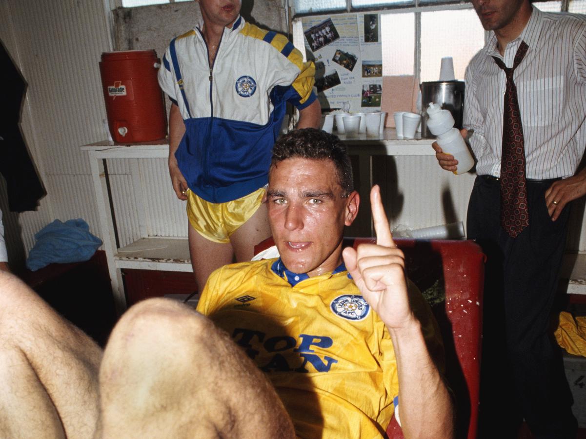 Transferred to Leeds in 1989 and was part of the team which finished as champions of the old Second Division, winning promotion to Division One.