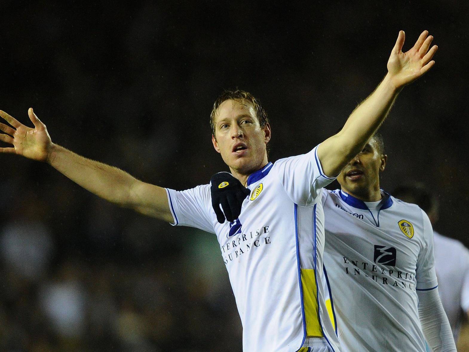 Scored 87 goals in 221 appearances for Leeds in all competitions.