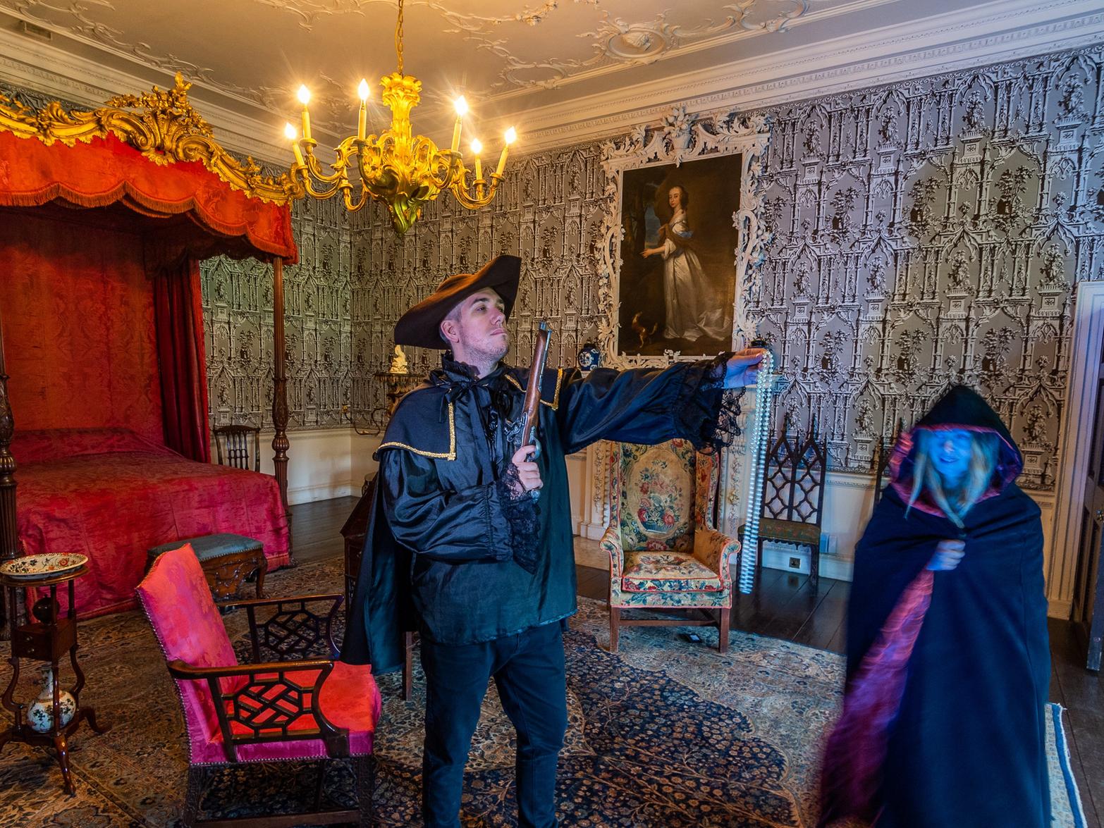 Perhaps Leeds' most famous ghost - the Blue Lady of Temple Newsam starved herself to death after she lost her precious pearls. She is said to haunt the estate today, slamming doors and screaming for her lost pearls.