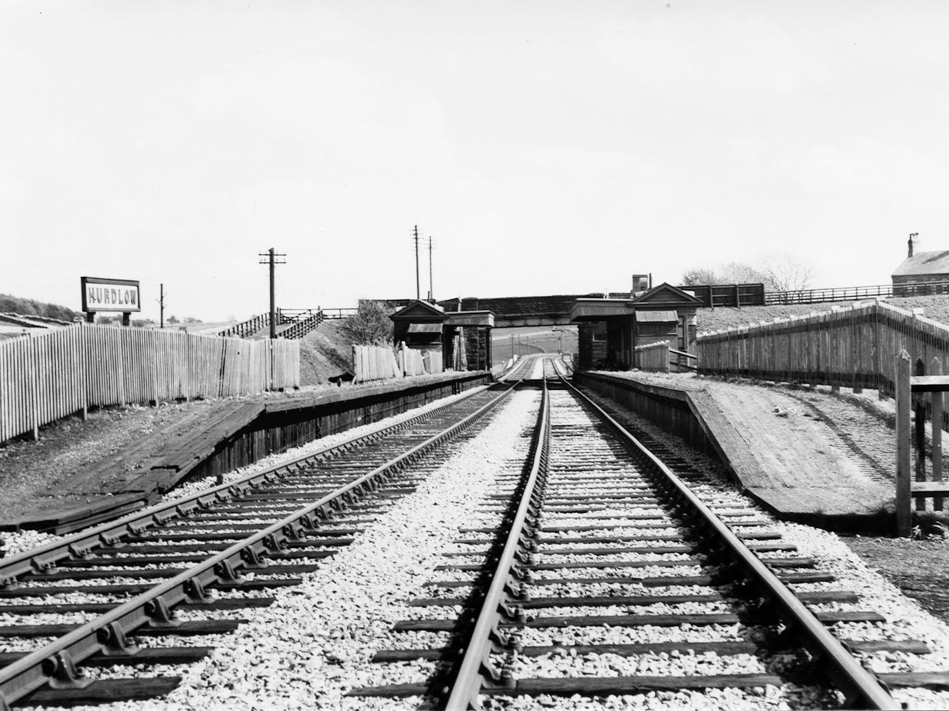 Hurdlow station, which closed in 1949