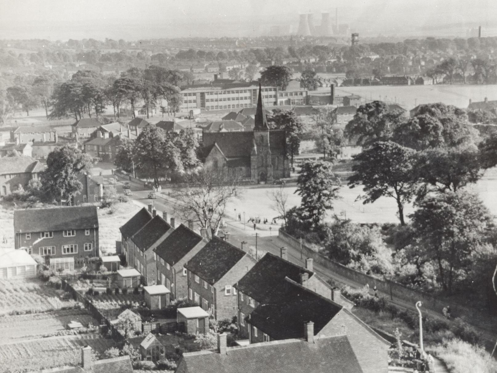 A view of Seacroft village at the end of the 1950s.