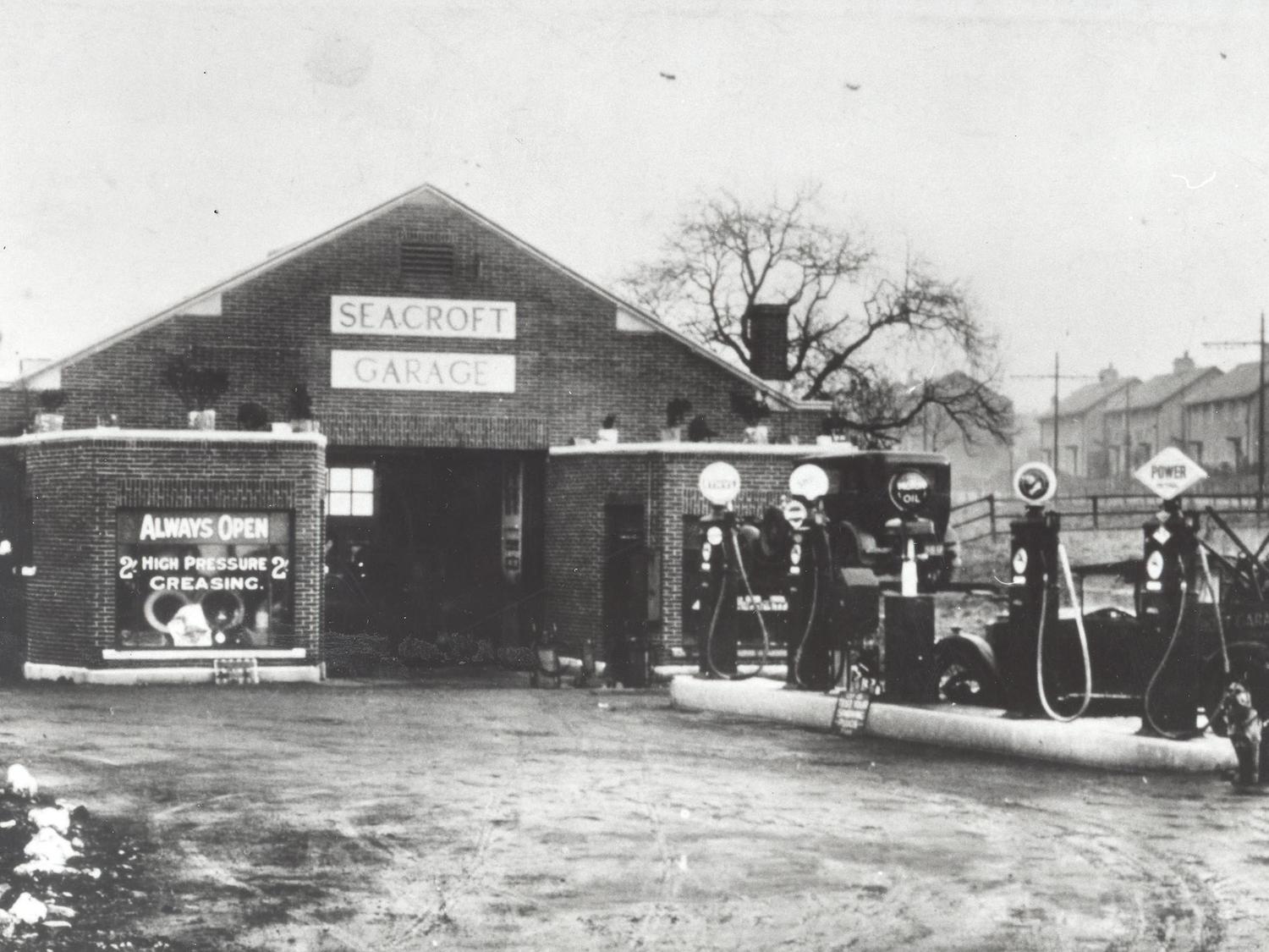 Seacroft Garage. Owned by the Eastwood brothers and then Bryden's and was a popular calling spot for motorists and motorcyles.