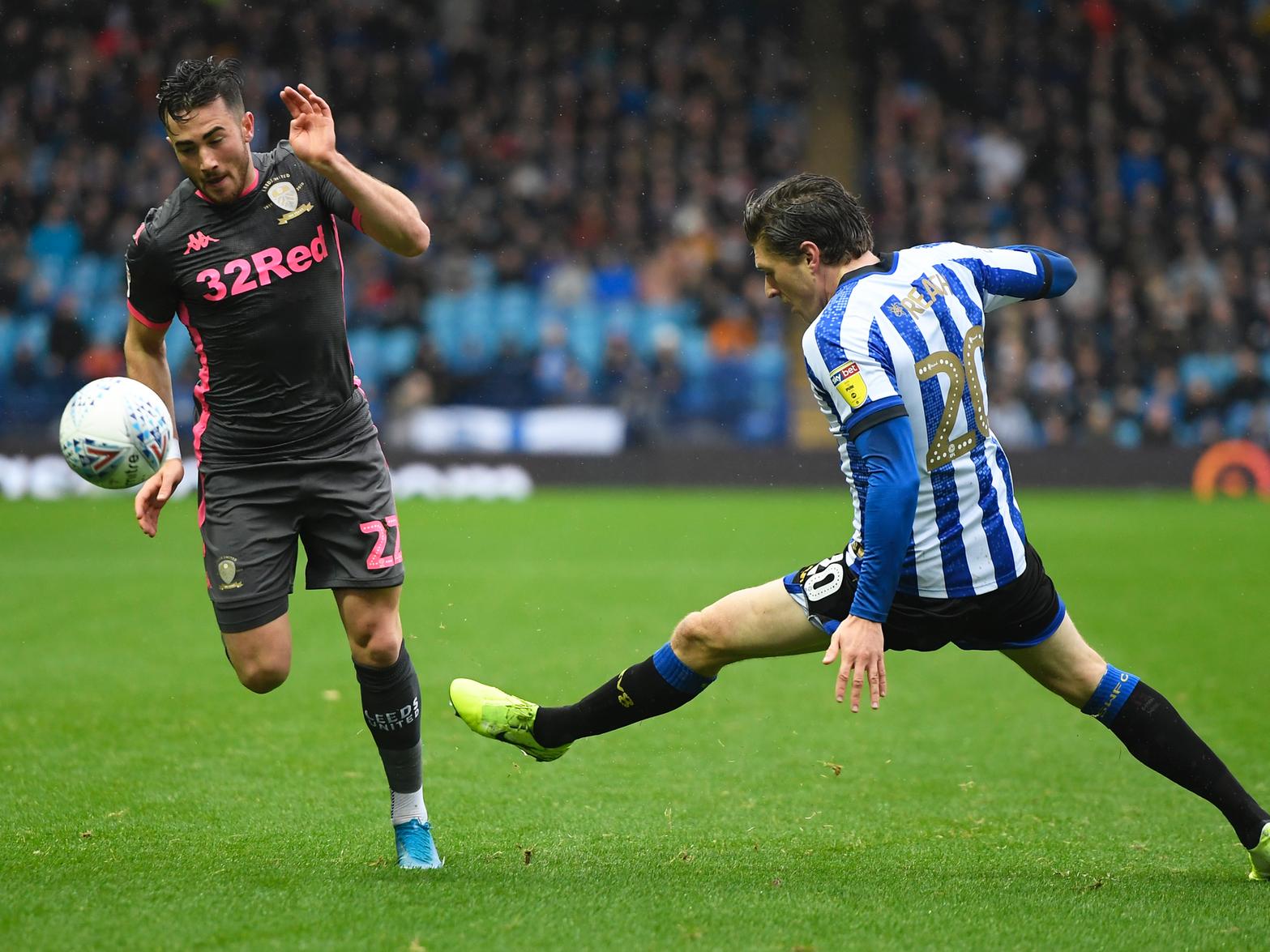 Leeds United winger Jack Harrison in action against Sheffield Wednesday. (Getty)
