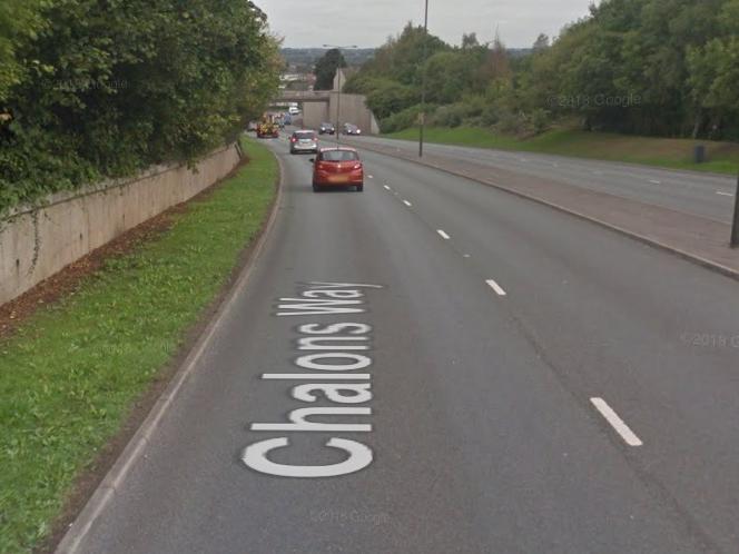 Lane closure on A6007 Chalons Way dual carriageway, Ilkeston, due to works being carried out by Derbyshire County Council. Delays likely until December 1, 2019.
