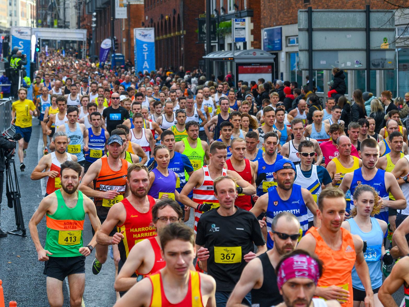 Runners taking part.