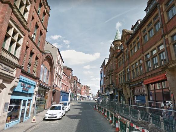 Call Lane, a popular area with nightclubbers and bar-goers, also saw 11 mugging incidents during September.