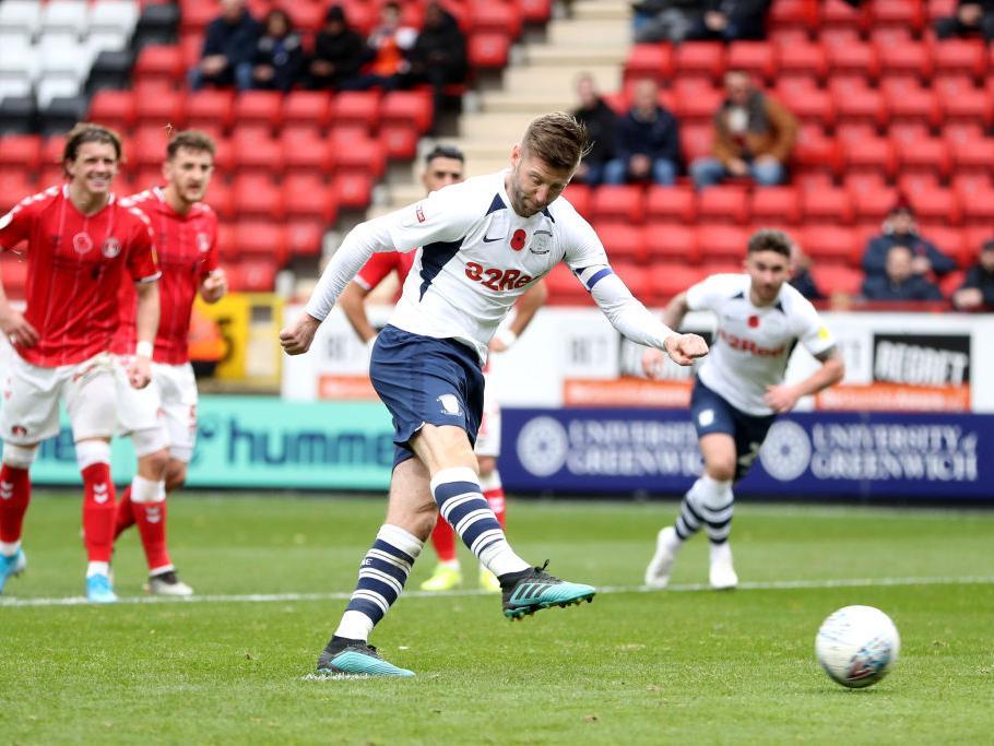 Paul Gallaghers 58th-minute penalty sent Alex Neils side top of the Championship at The Valley. The match-winner replaced Daniel Johnson on the half-hour mark, who hobbled off. Preston will be hoping his injury is not too serious.