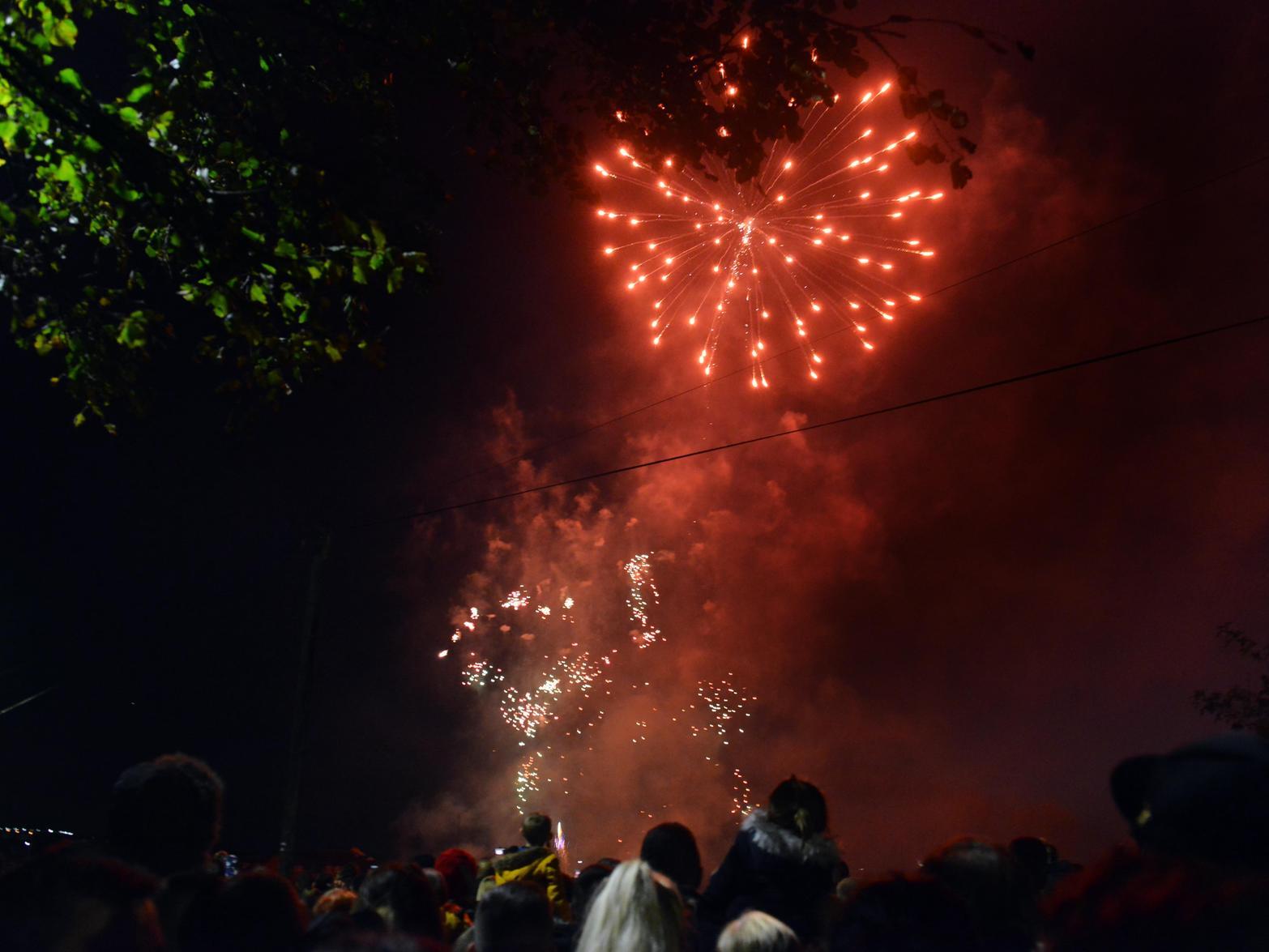 The celebrations kick off at 4.30pm, with food stalls serving pies, burgers and pizzas and three bars for the adults. The bonfire is lit at 6.30pm with a big fireworks display at 7.30pm. Cost: free