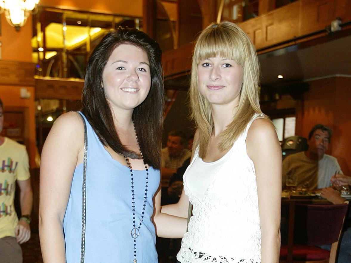 Rachel and Rachael enjoying a night at the Barum Top back in 2011.