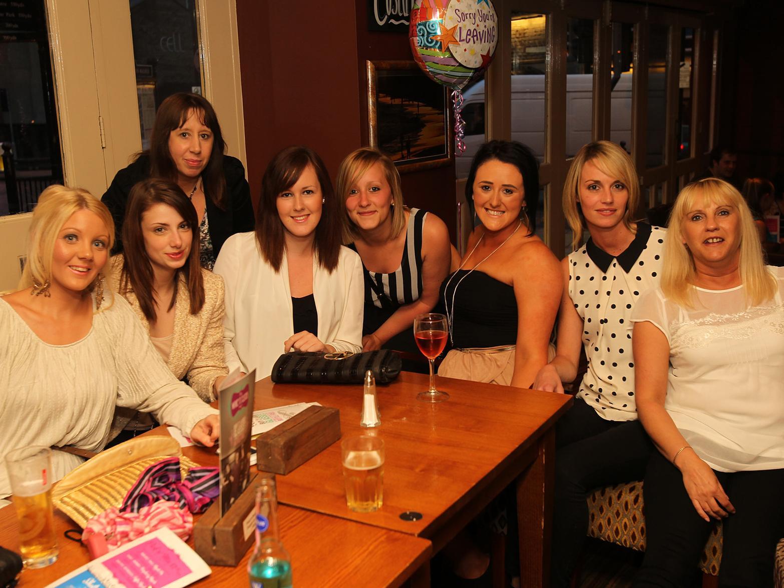 Back in 2012, Kimberley, Holly, Janet, Lowra, Vivienne, Megan, Adele and Twig enjoyed a night on the town.