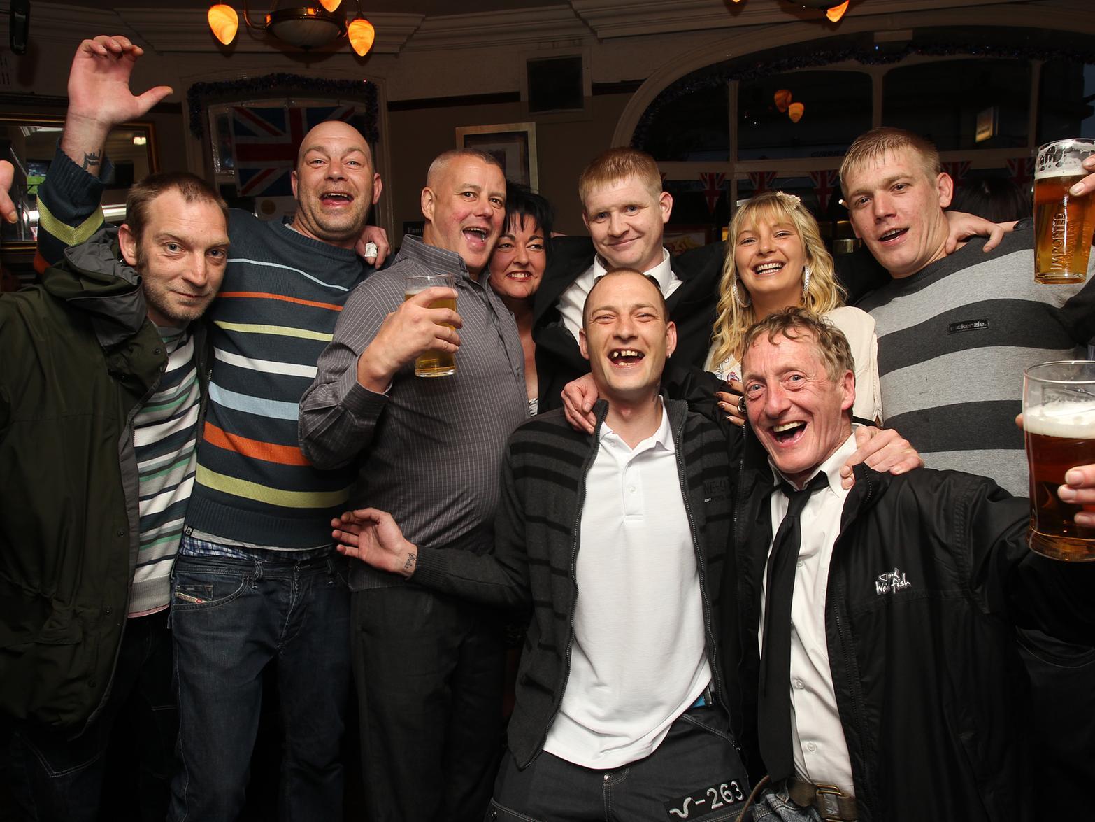 Craig, Roger, Matty, Christine, Karl, Tez, Stevie, Chani and Stoz out in Halifax back in 2012.