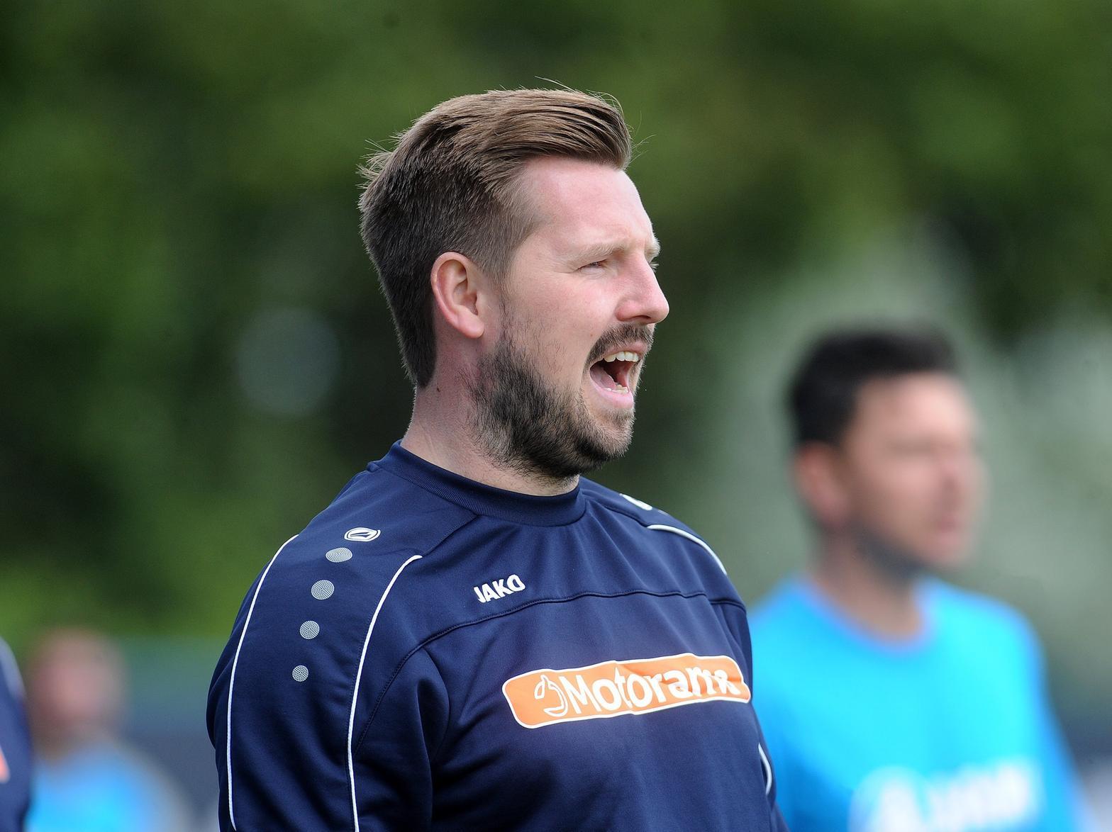 Farsley Celtic manager Adam Lakeland.
