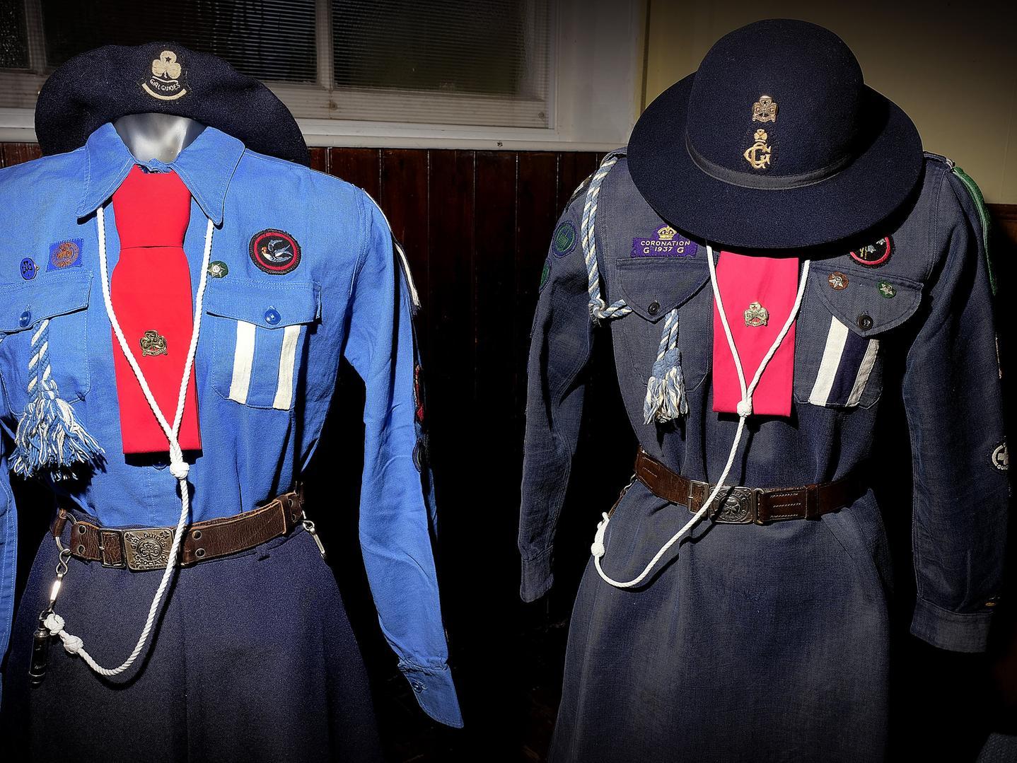 A couple of the uniforms on display. Picture by Richard Ponter