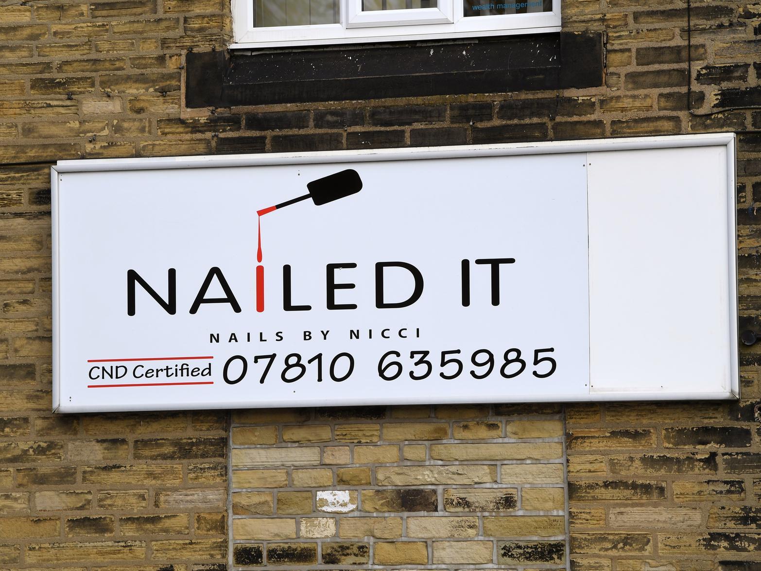 Clever and witty business name based on Chapeltown in Pudsey. Do you have your names done by Nicci?