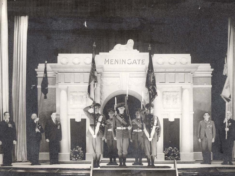 Armistice Sunday at Bridlington Spa Hotel on  November 1933