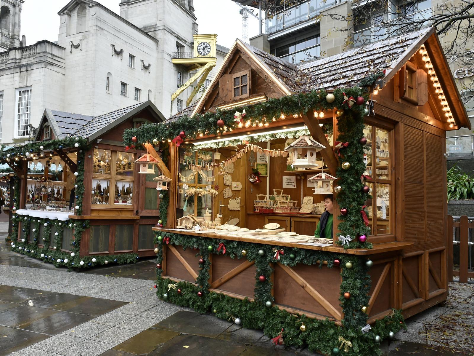 The Christkindelmarkt is once again boasting a wide range of festive stalls and authentic German food & drink
