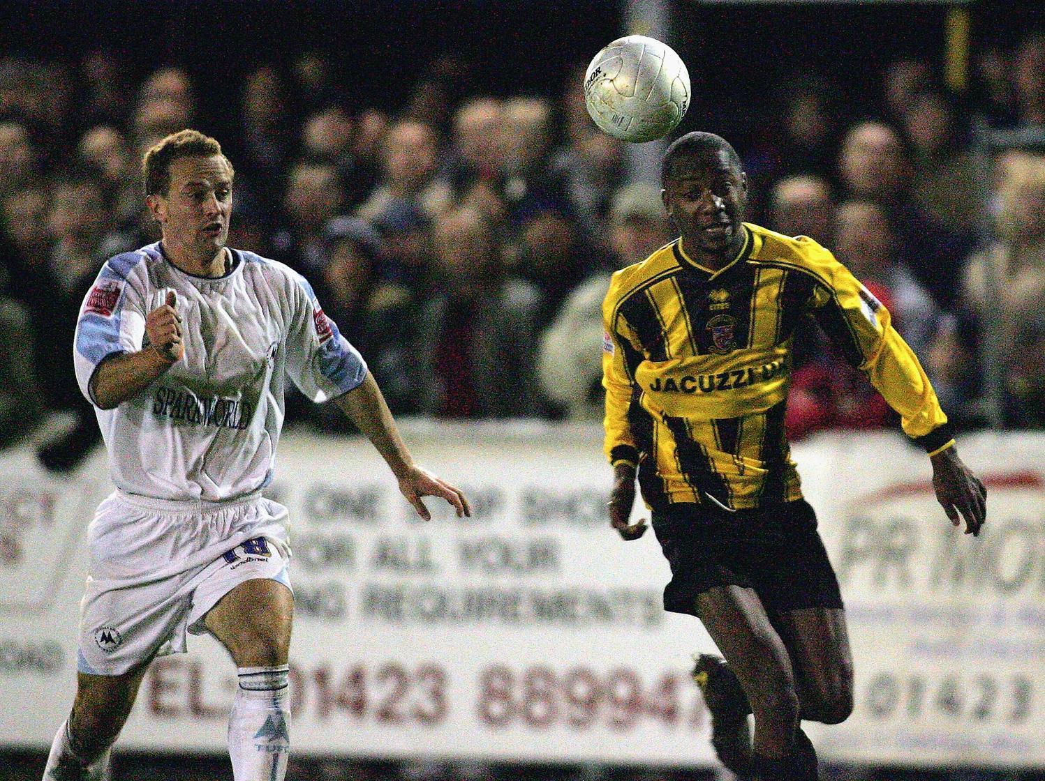 Gareth Grant chases down the ball.