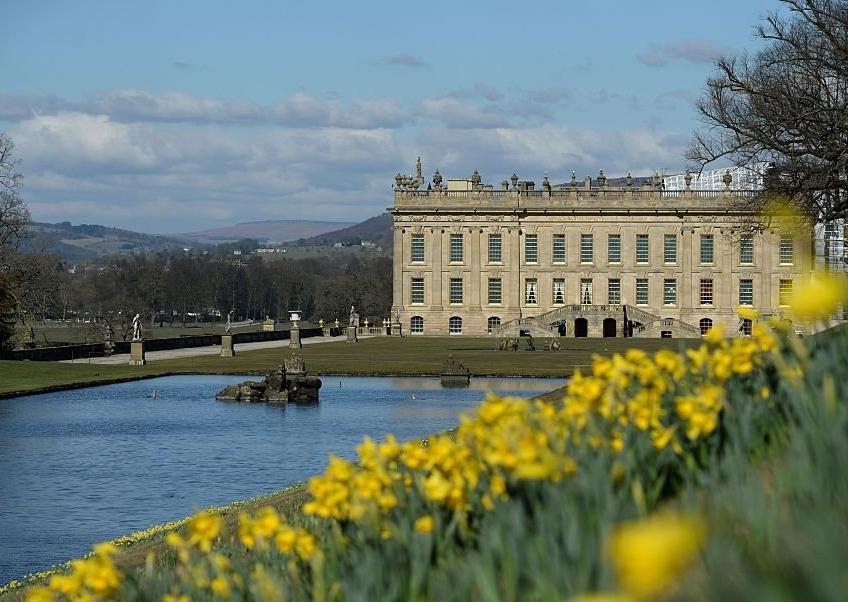A study into climate changed has asked people to imagine the impact of invasive species on historic estates like Chatsworth House in  Derbyshire. Picture: OLI SCARFF/AFP via Getty Images.