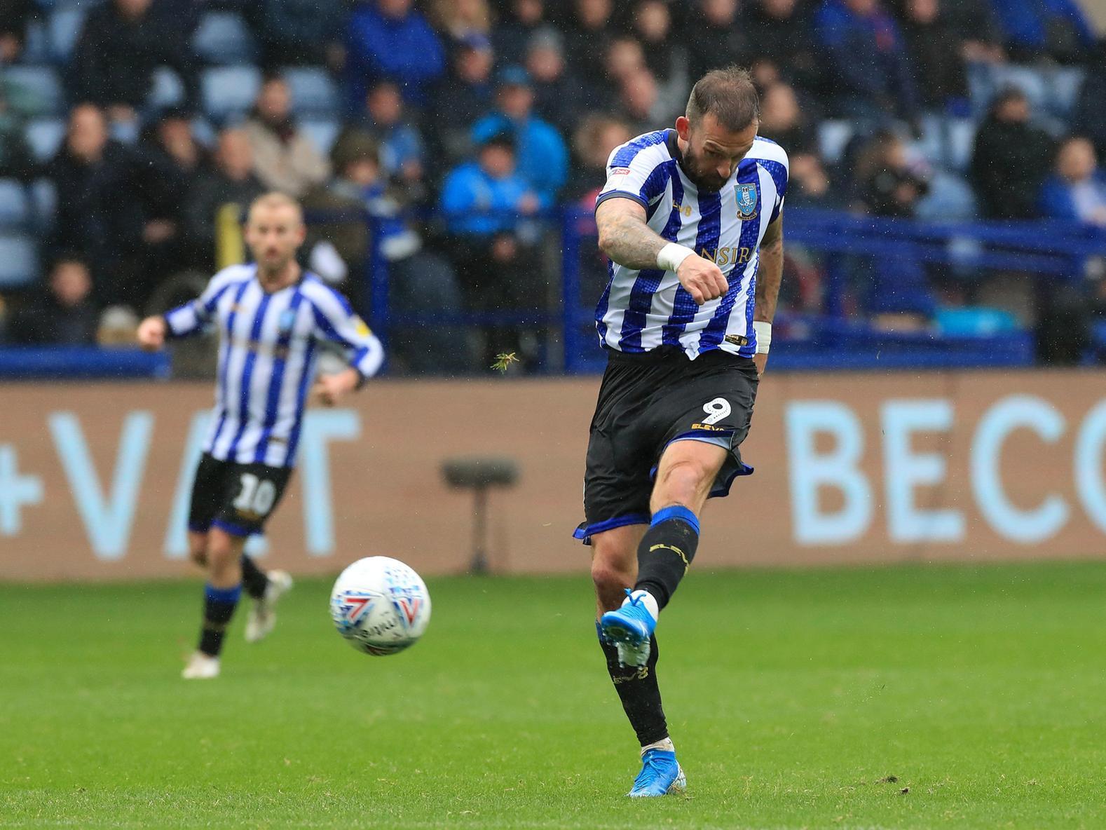 Sheffield Wednesday's 32-year-old Scotland international has an average rating of 7.3 and lines up in a two-man strike force. Picture by Danny Lawson/PA Wire.