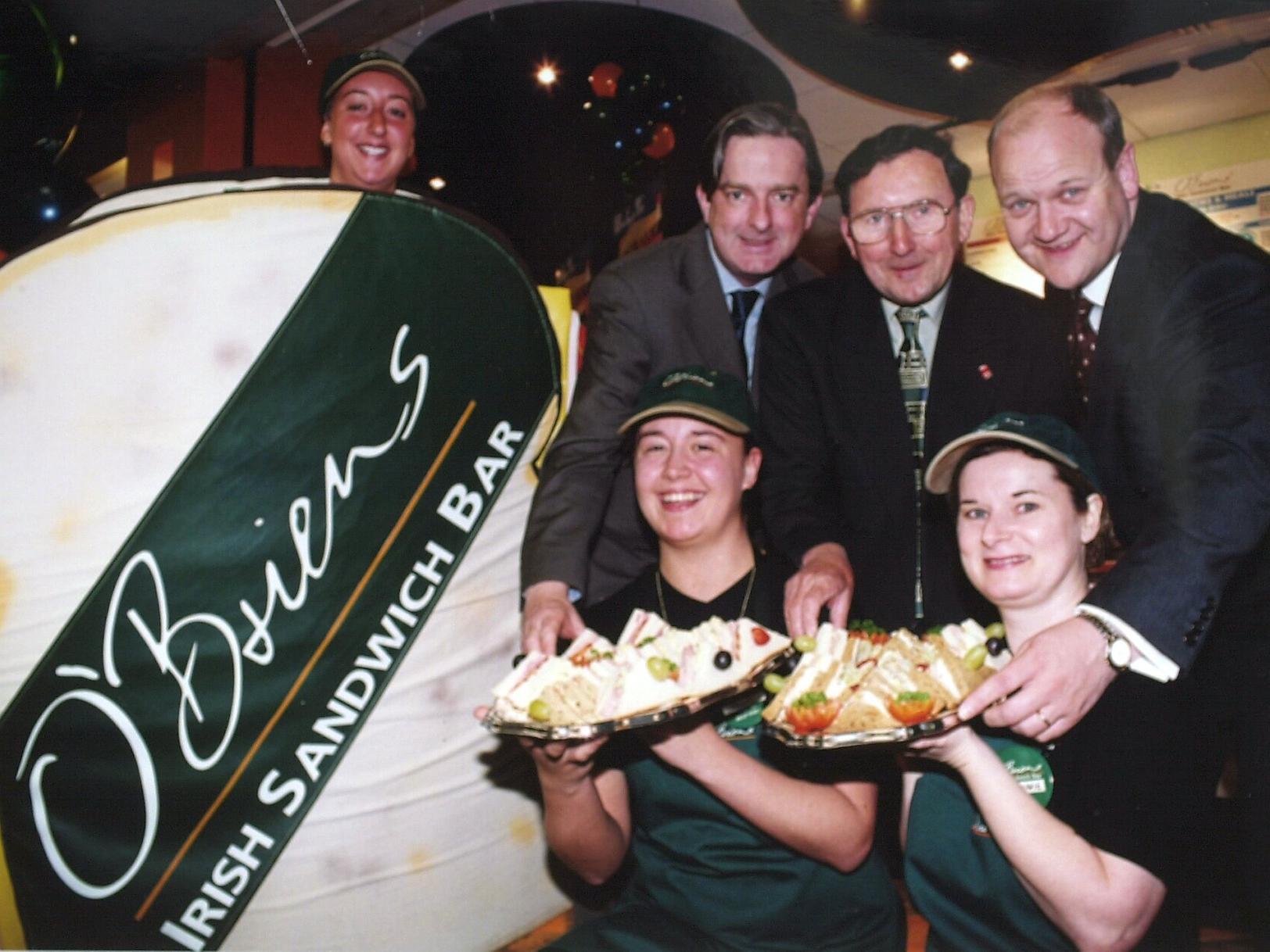 O' Briens Irish sandwhich bar opened at Leeds Bradford Airport.