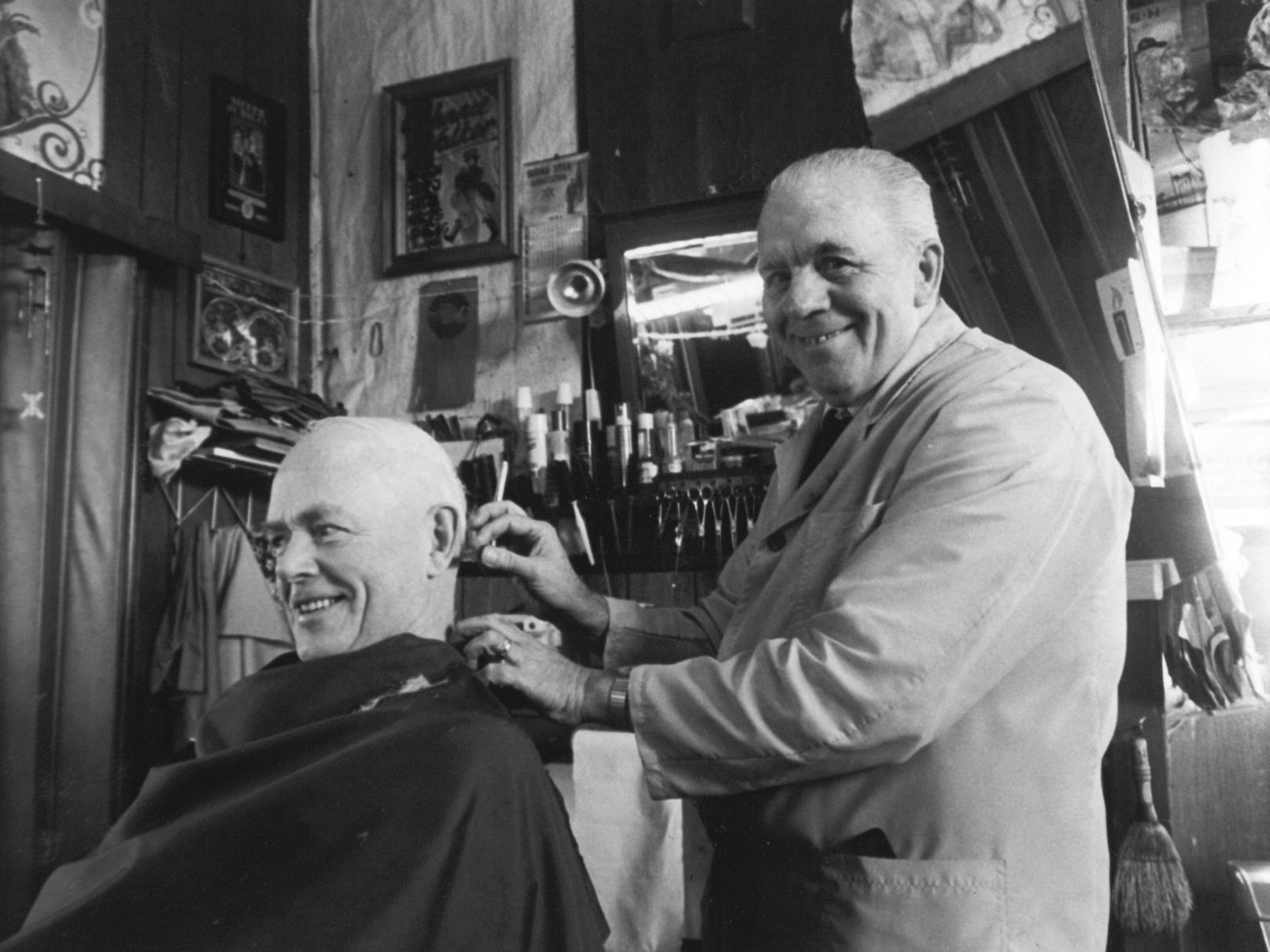 Do you get your hair cut by Tom Winterbottom at his barbers shop on Wellington Road back in the day?