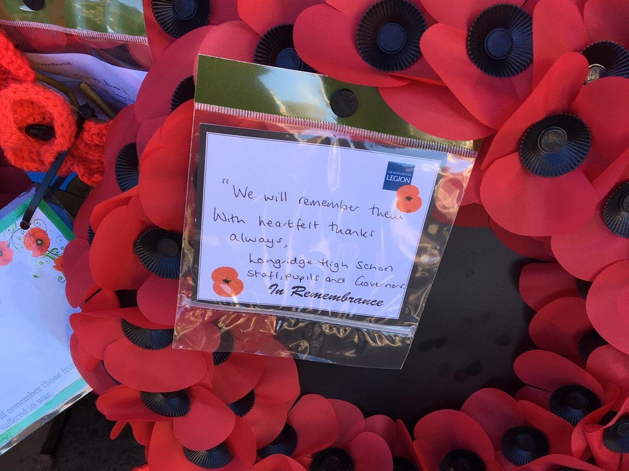 Tribute from Longridge High School staff and pupils