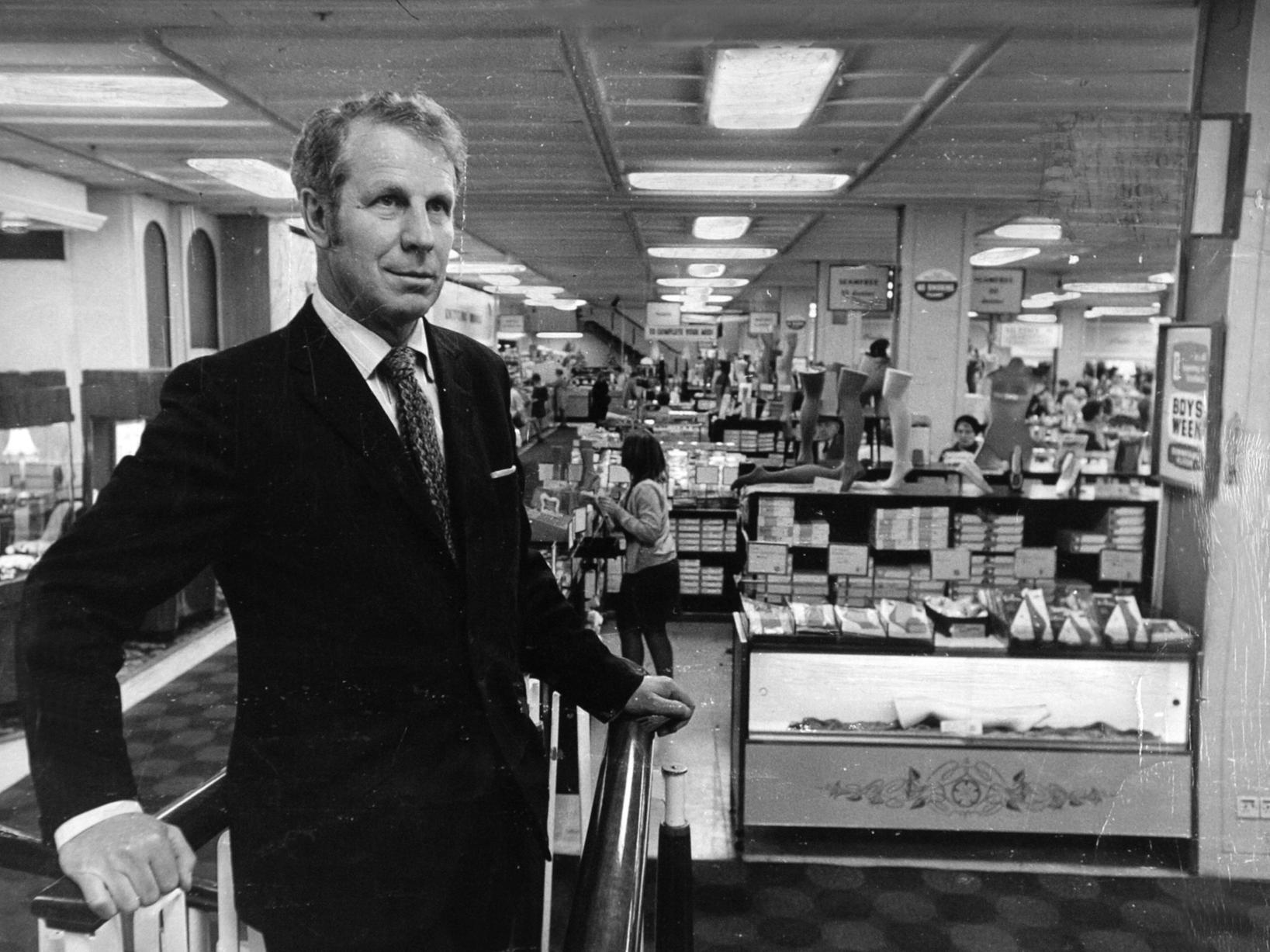 Peter D. Schofield, the chairman of Schofields, in the Leeds store.