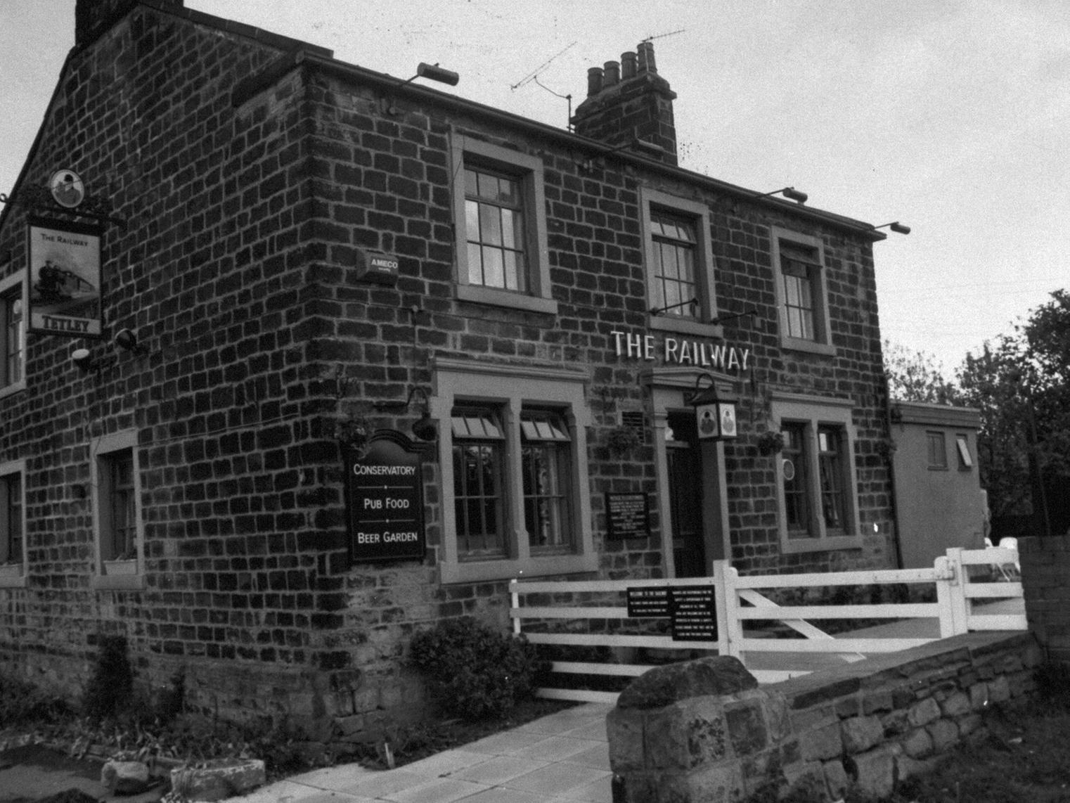 The Railway pub at Calverley Bridge. Pictured in July 1990.